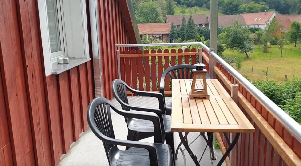 Fewo Mit Balkon Direkt Am Wald Und Wanderweg Ruhe Pur 2 Og Бад-Закса Экстерьер фото
